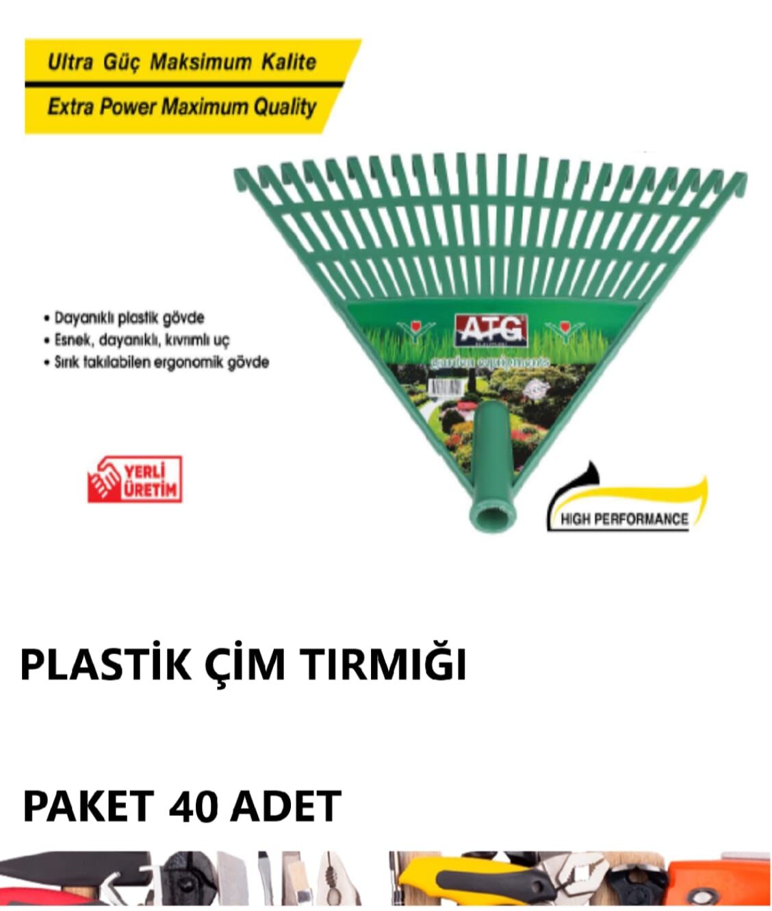 ÇİM TIRMIK PLASTİK