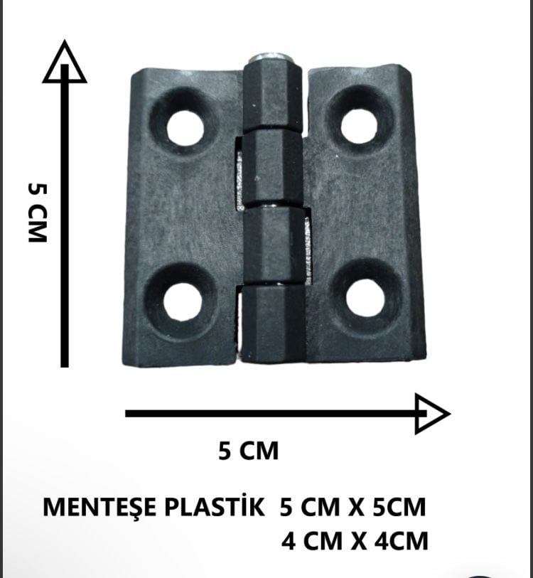 MENTEŞE SERT PLASTİK 5 CM X 5 CM