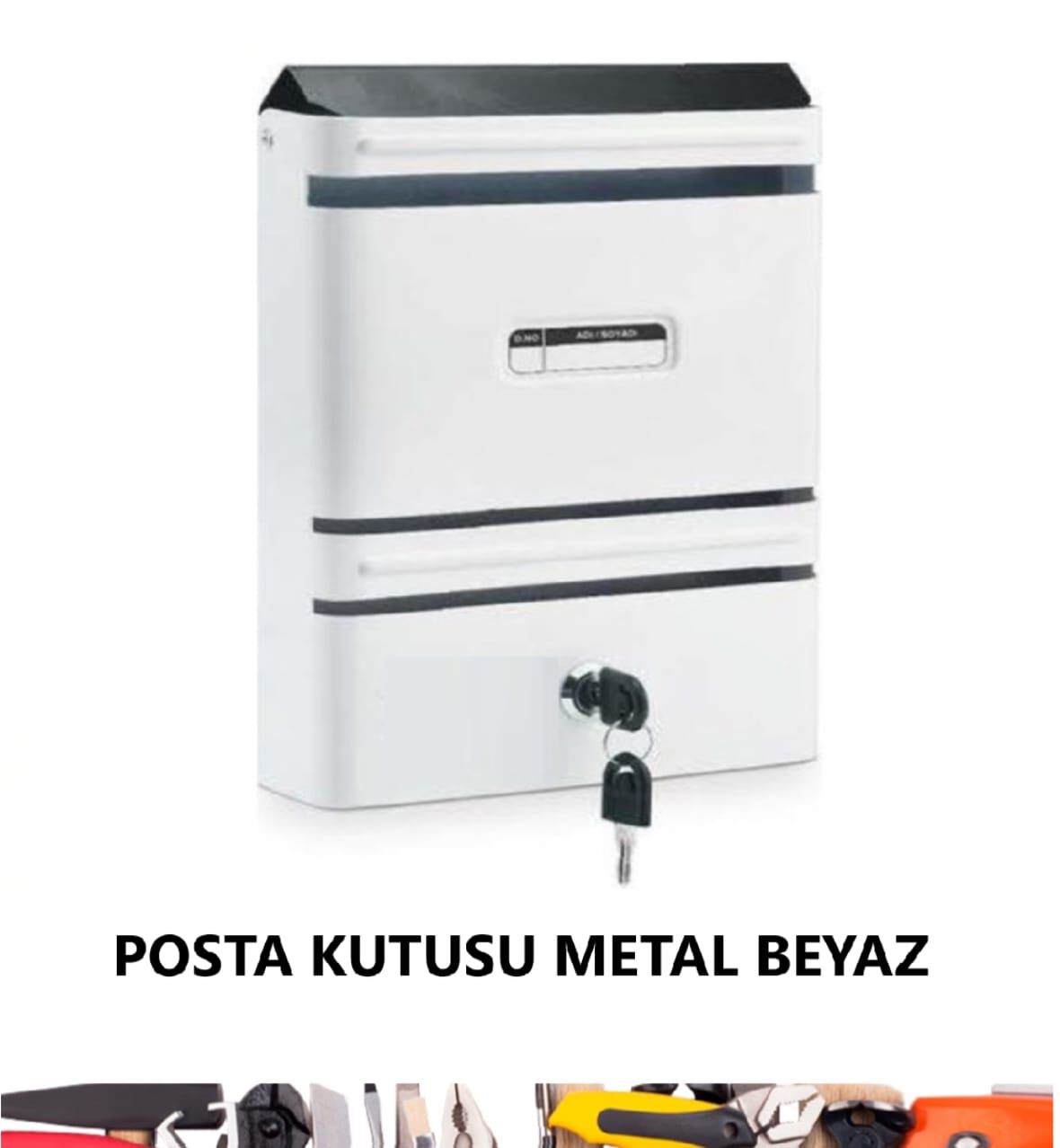 POSTA KUTUSU BEYAZ METAL