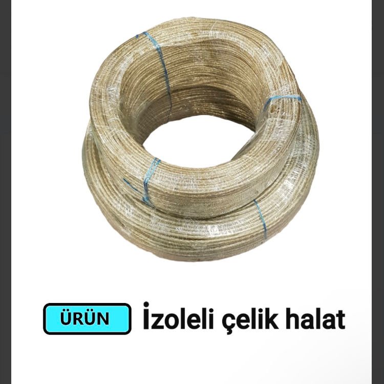 İZOZELİ ÇELİK HALAT 6 MM