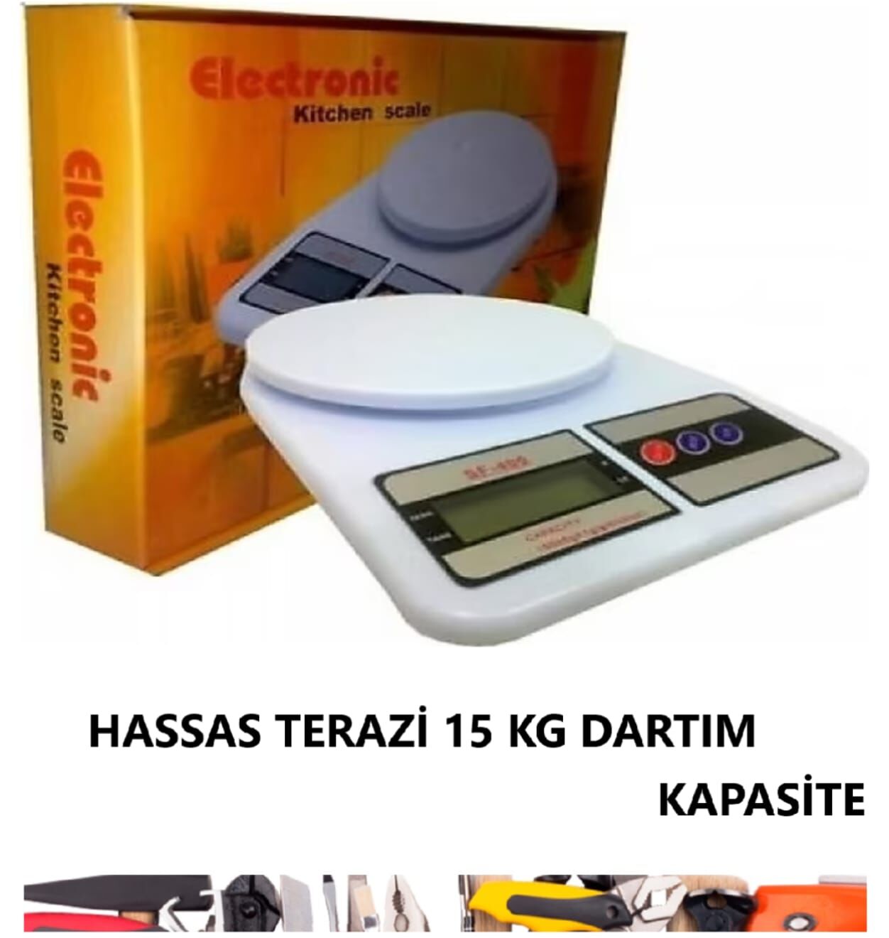 TERAZİ DİJİTAL HASSAS 15 KG KAPASİTE