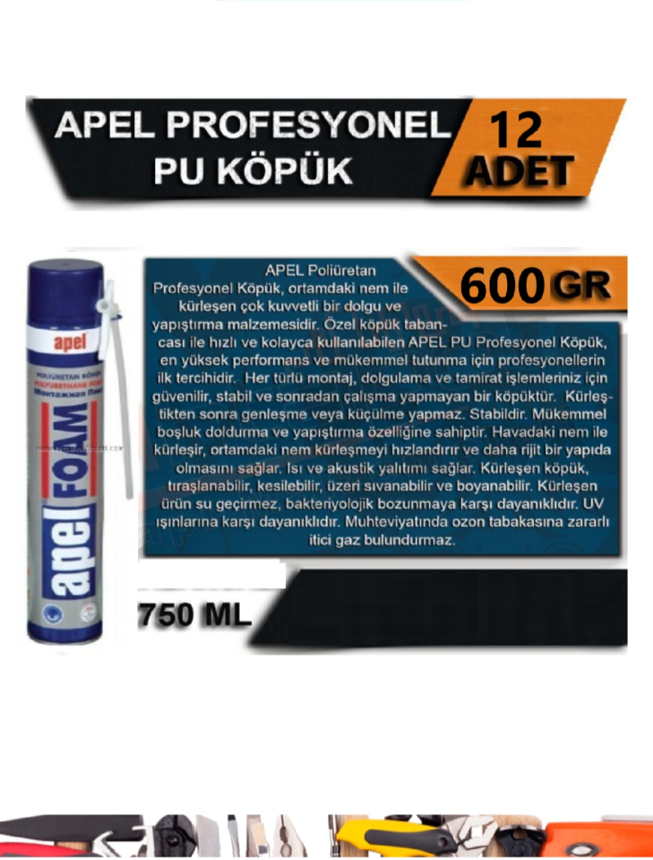 APEL KÖPÜK 600 GR 750 ML