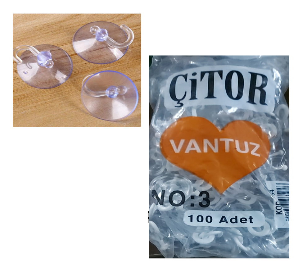 CAM VANTUZU ASKILI NO.3 PAKET 100 ADET