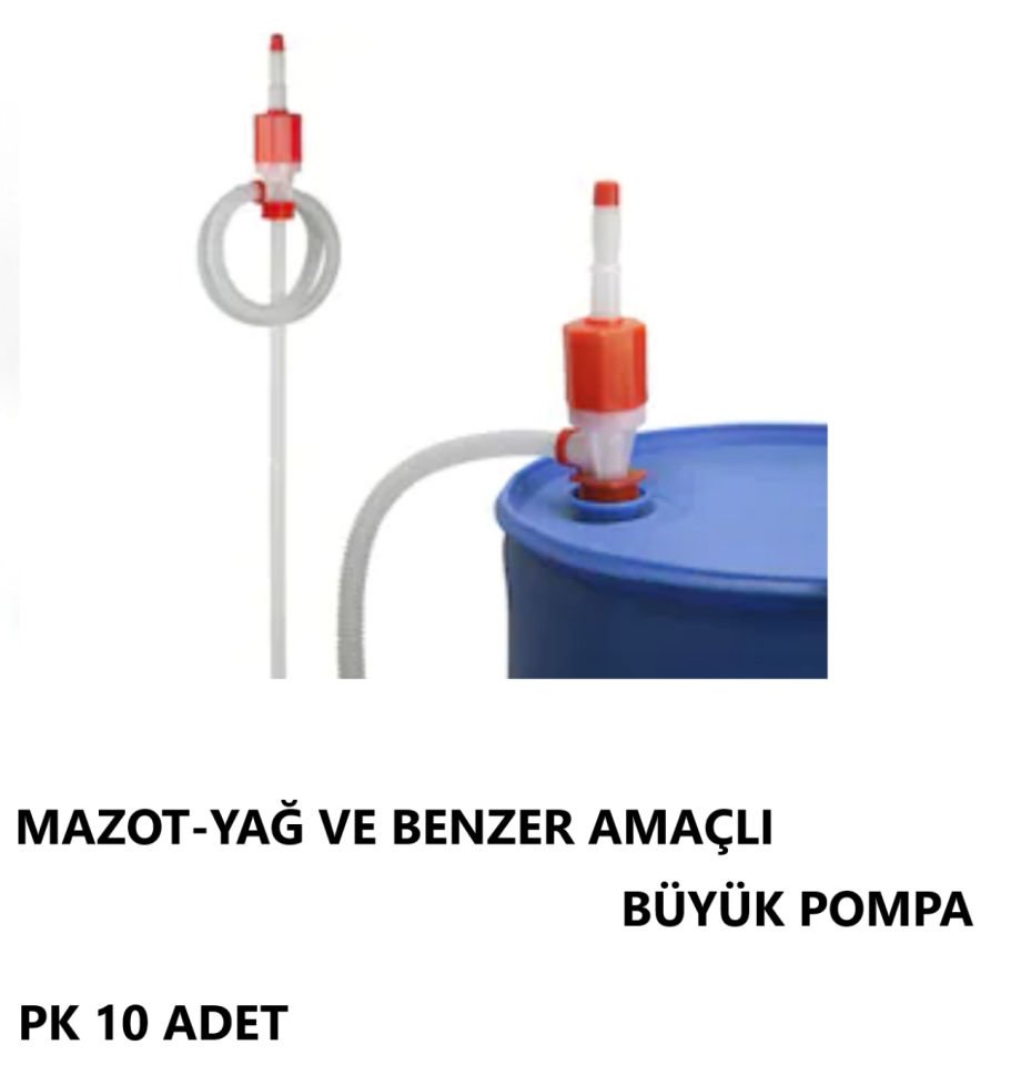 MAZOT -YAĞ VE ÇOK AMAÇLI POMPA BÜYÜK