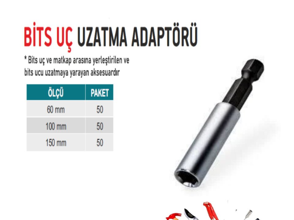 BİTS UÇ UZATMA ADAPTÖRÜ 60 MM