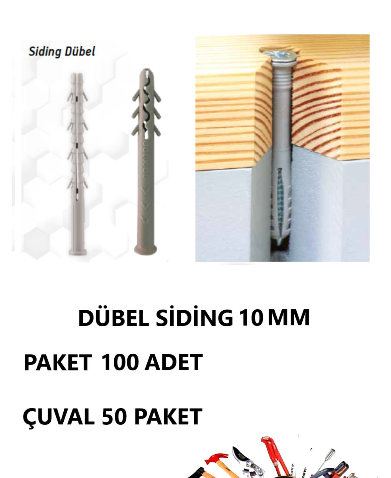DÜBEL SİDİNG 10 MM
