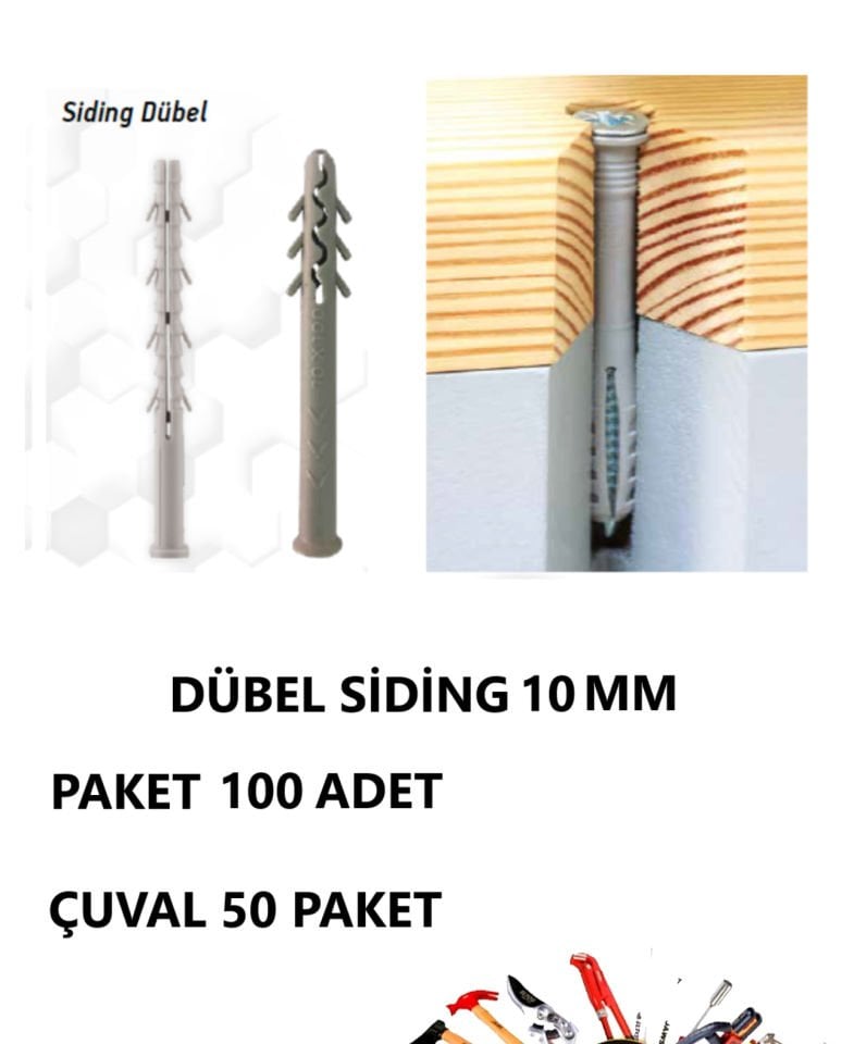 DÜBEL SİDİNG 10 MM