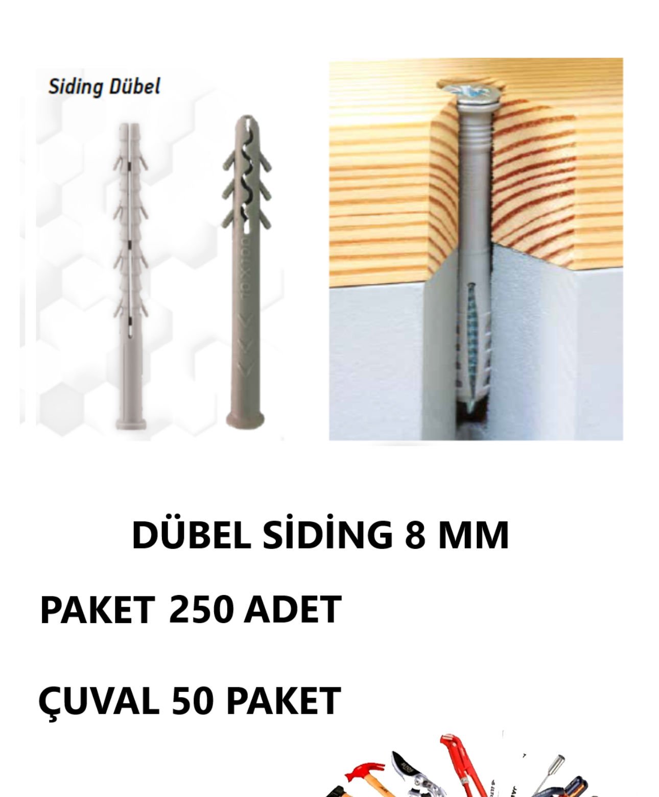 DÜBEL SİDİNG 8 MM