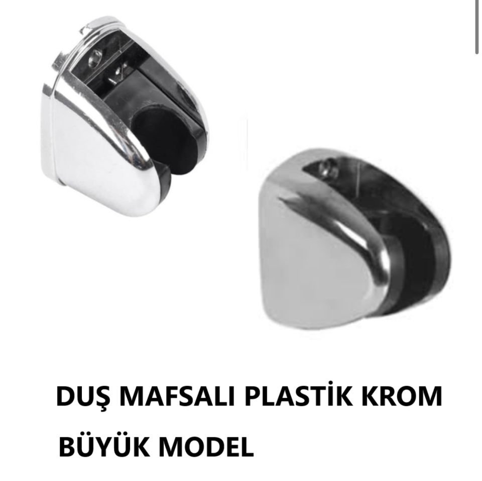 DUŞ BAŞLIĞI TUTUCU KROM PLASTİK BÜYÜK
