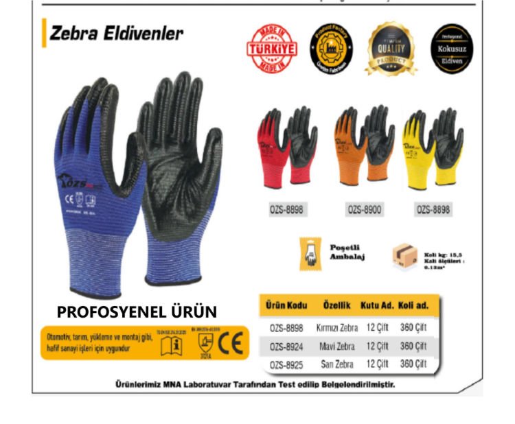 ELDİVEN ÖRME ZEBRA KIRMIZI NO.10 PROFOSYENEL ÜRÜN