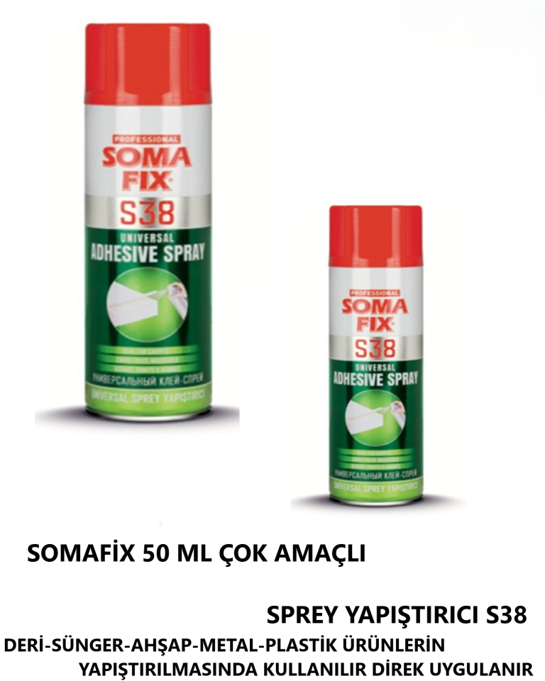 SOMAFİX 500 ML ÇOK AMAÇLI SPREY YAPIŞTIRICI