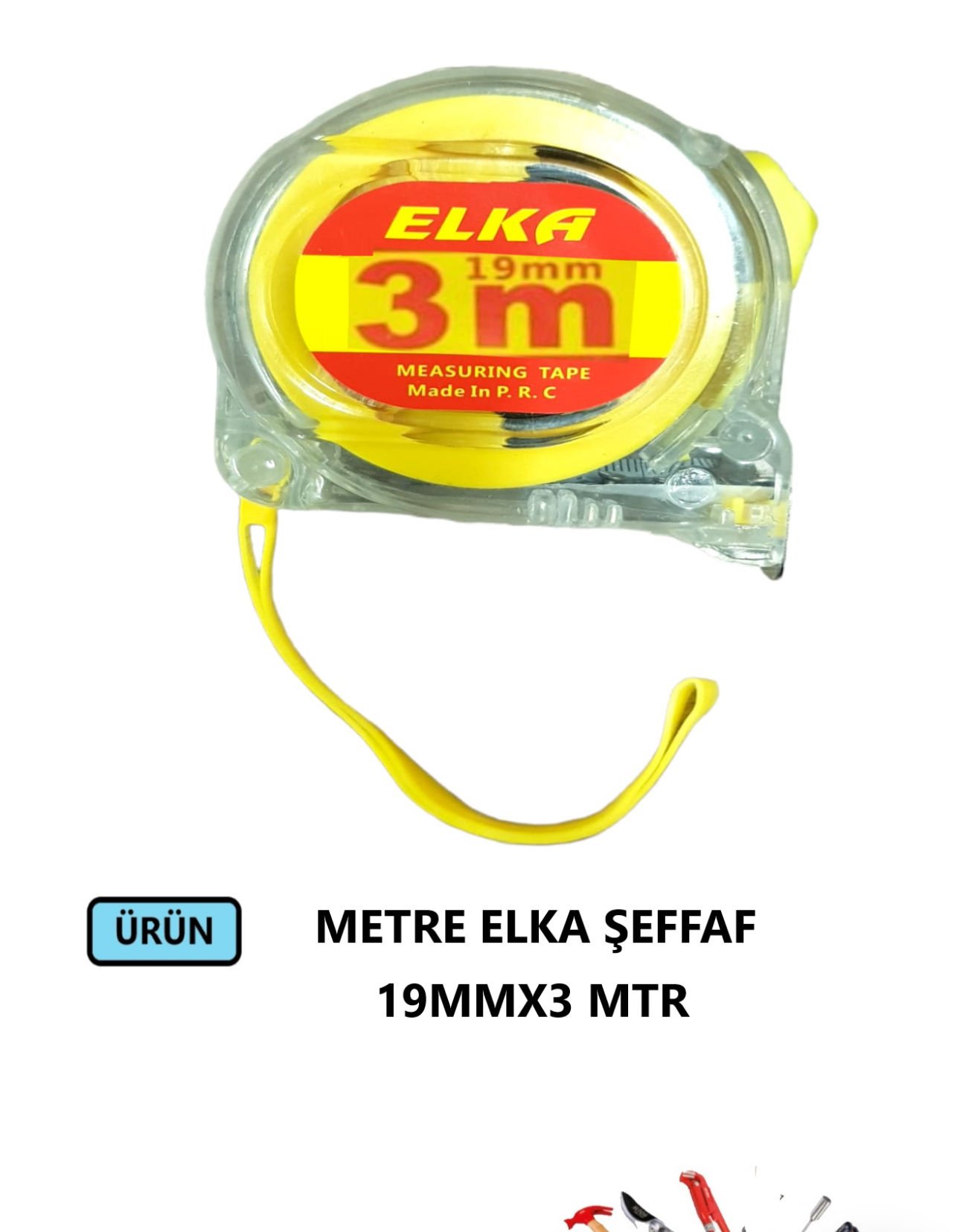 METRE ELKA ŞEFFAF 19MMX3 METRE