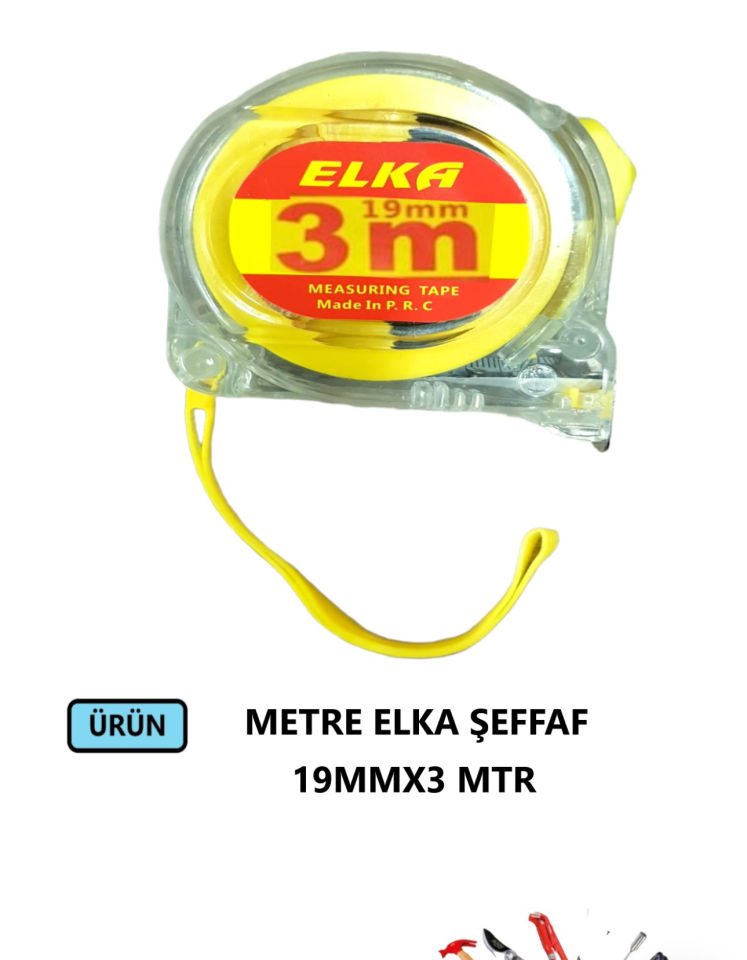 METRE ELKA ŞEFFAF 19MMX3 METRE