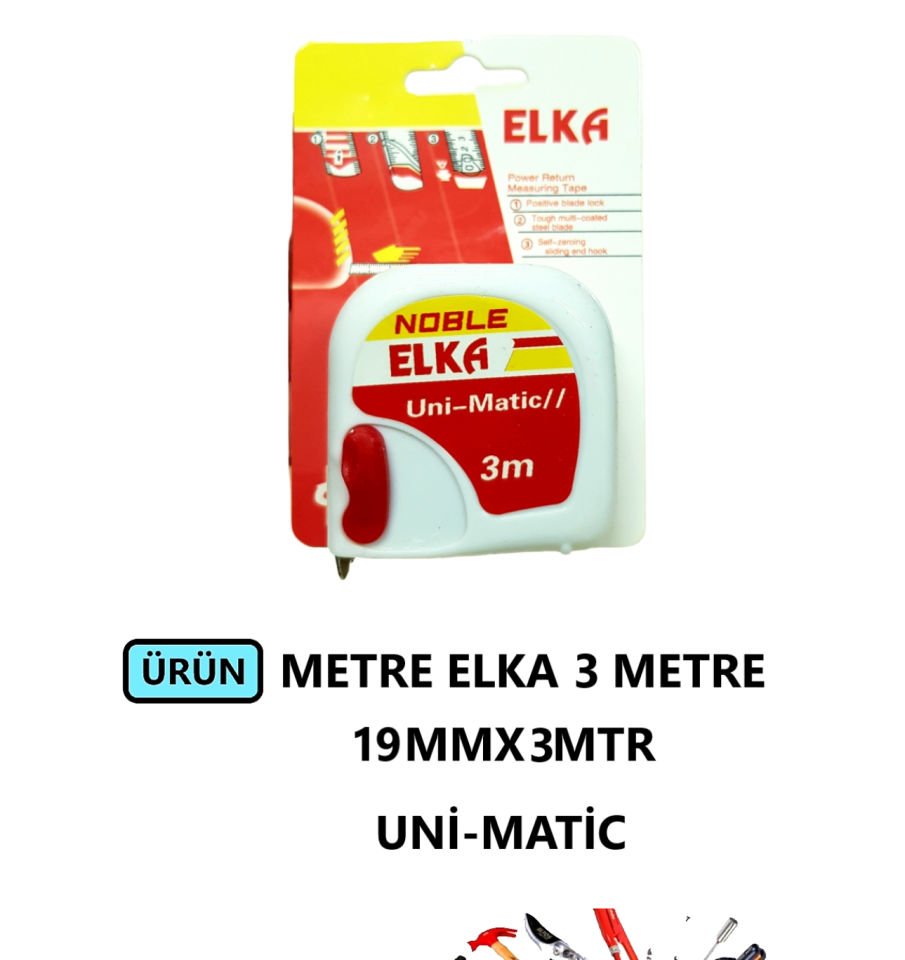 METRE ELKA UNI-MATİK 19MMX3 METRE