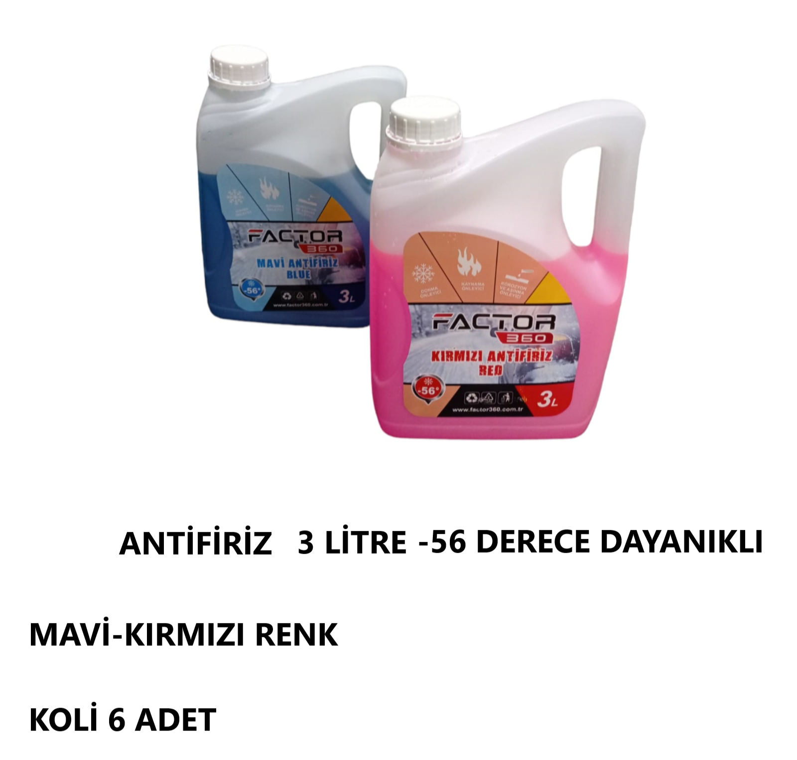ANTİFİRİZ 3 LİTRE -56 DERECE KIRMIZI