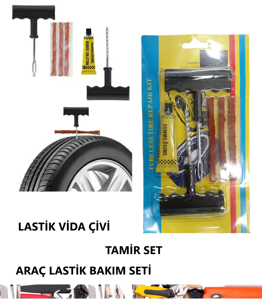LASTİK TAMİR SETİ 4 LÜ SET