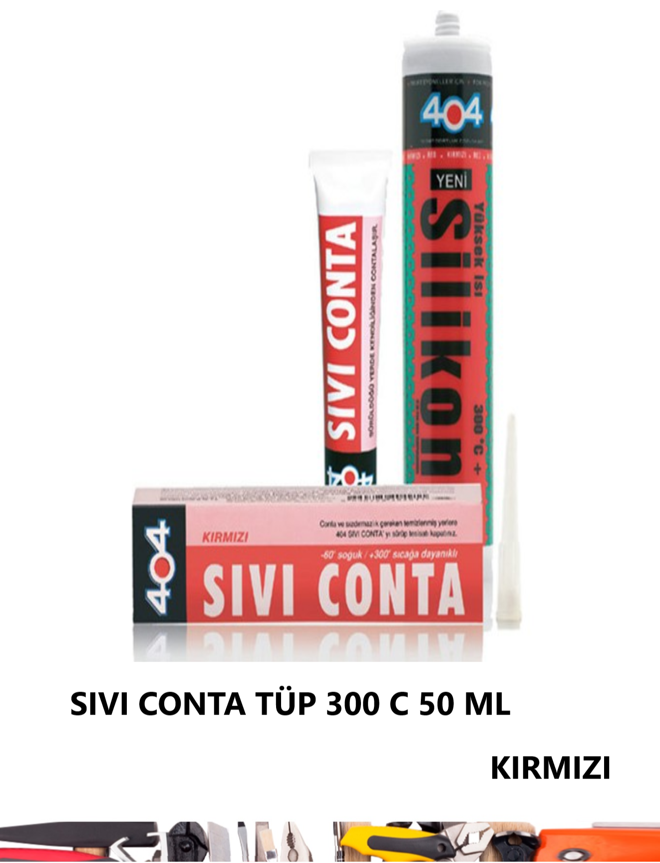 SIVI CONTA TÜP 50 ML KIRMIZI 404