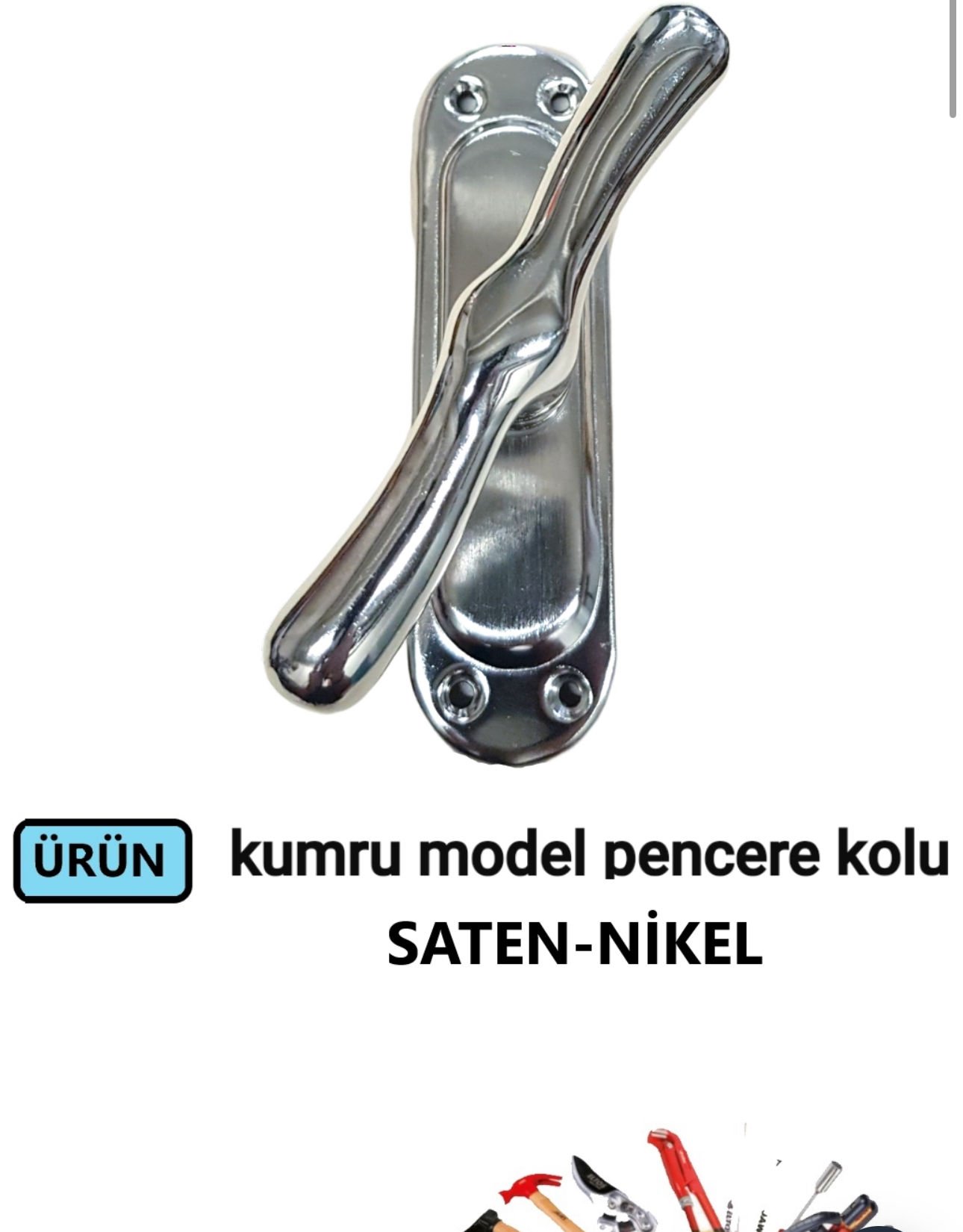 PENCERE KOLU KUMRU SATEN-NİKEL SAÇ