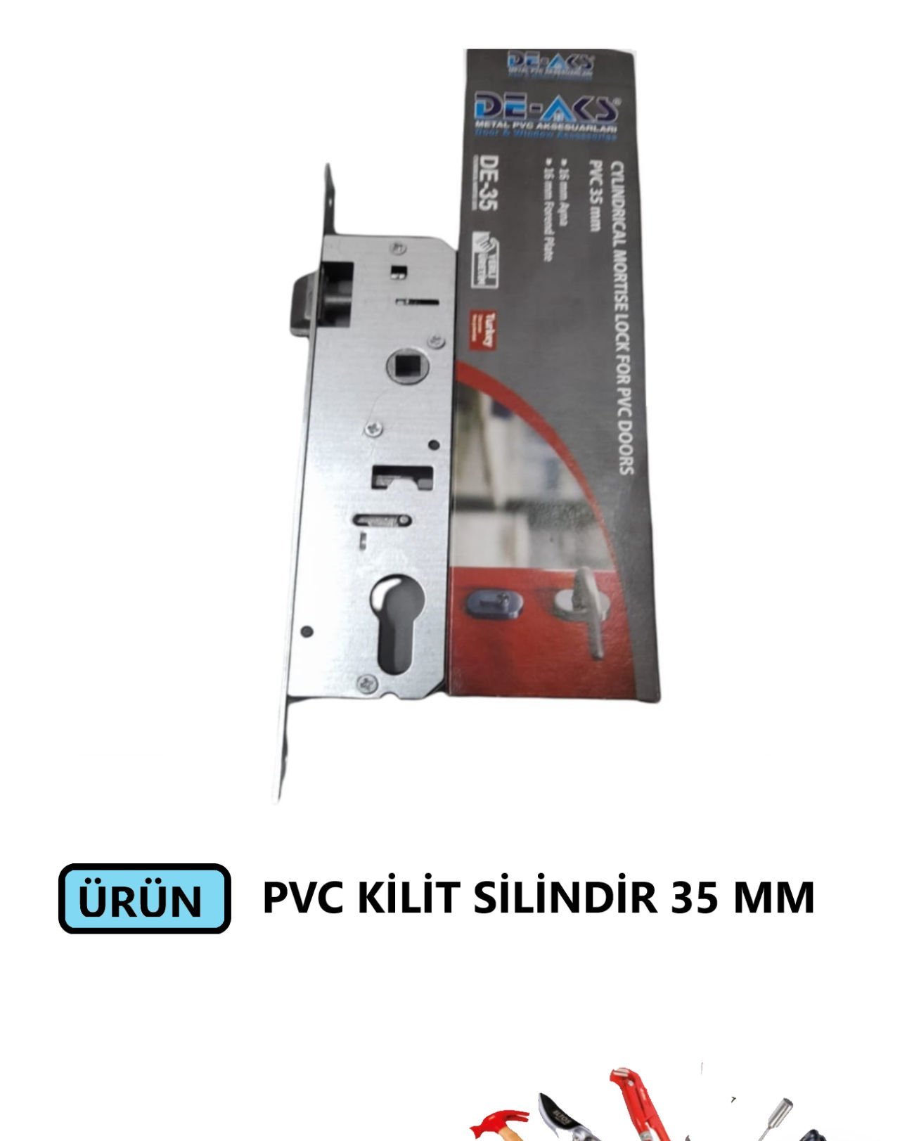 KAPI KİLİDİ PVC SİLİNDİRLİ 35 MM BARELSİZ