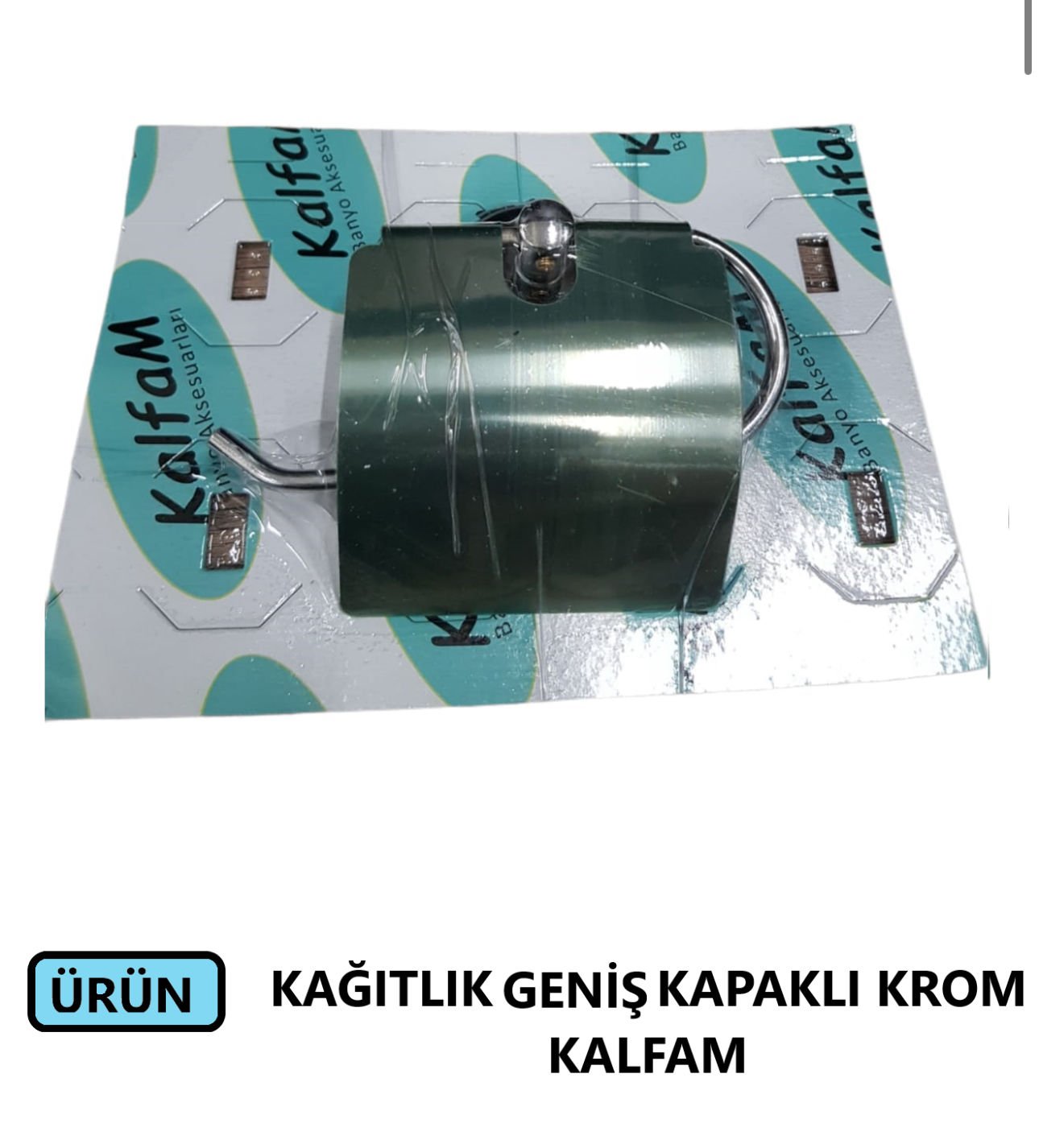 KAĞITLIK GENİŞ KAPAKLI KROM KALFAM