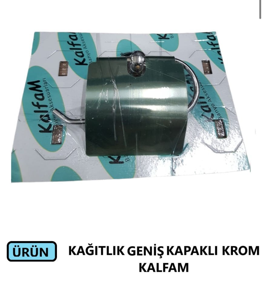 KAĞITLIK GENİŞ KAPAKLI KROM KALFAM