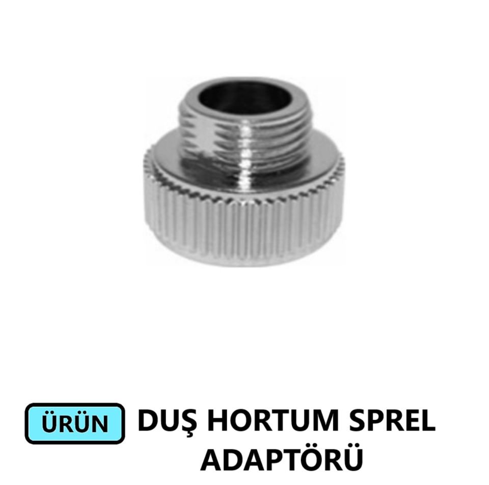 DUŞ HORTUM ADAPTÖR KROM