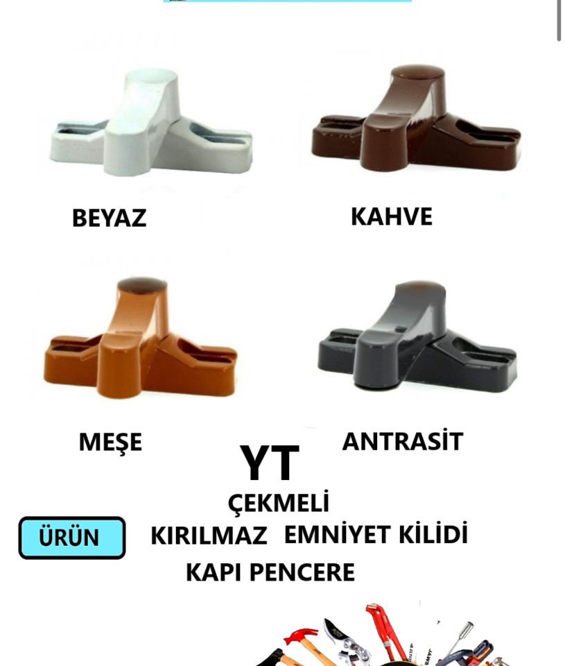 KIRILMAZ EMNİYET KİLİDİ ÇEKMELİ METAL ANTRASİT YT
