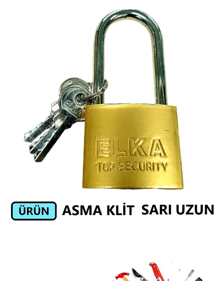 ASMA KLİT UZUN SARI 38 MM ELKA