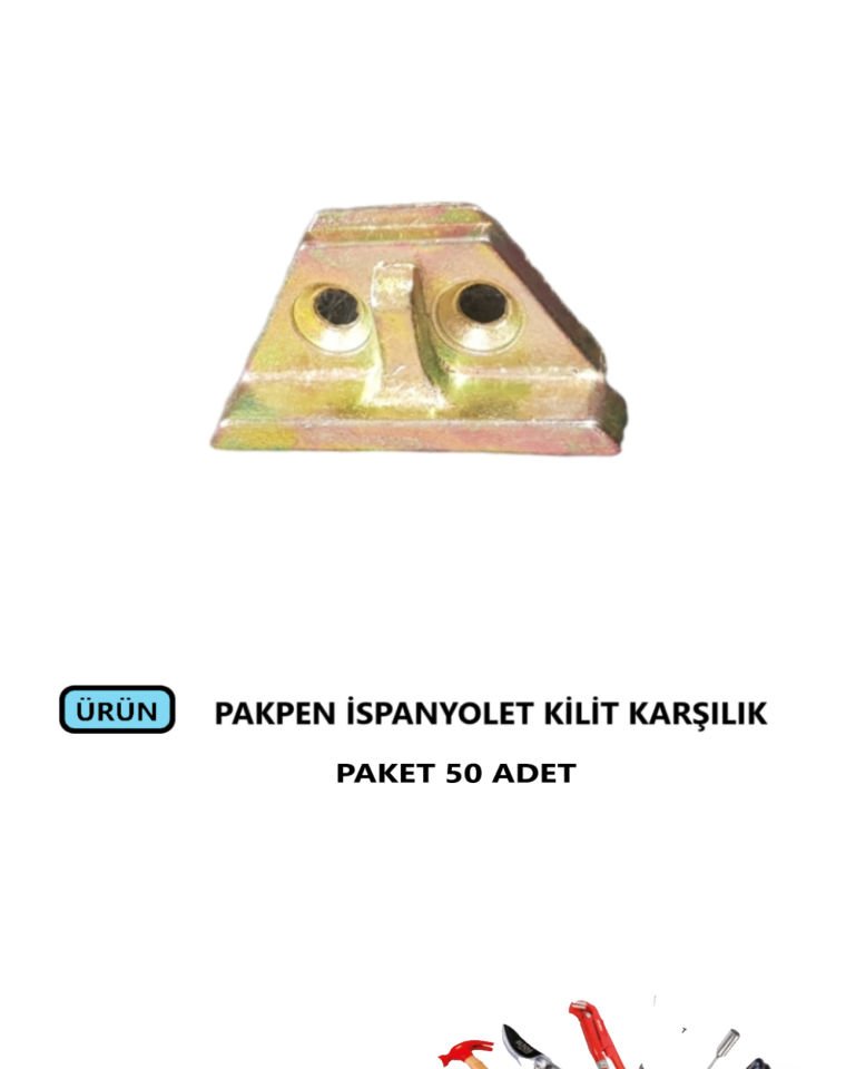 PVC İSPANYOLET KARŞILIK PAKPEN