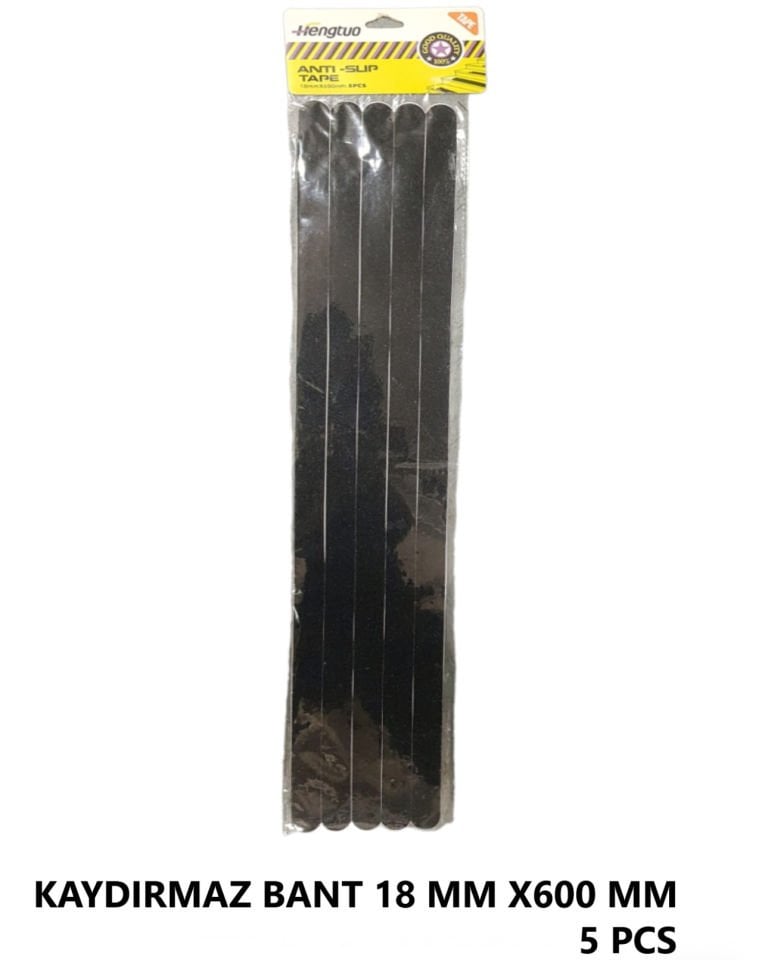 KAYDIRMAZ BANT 18MM-600 MM SİYAH 5 PCS
