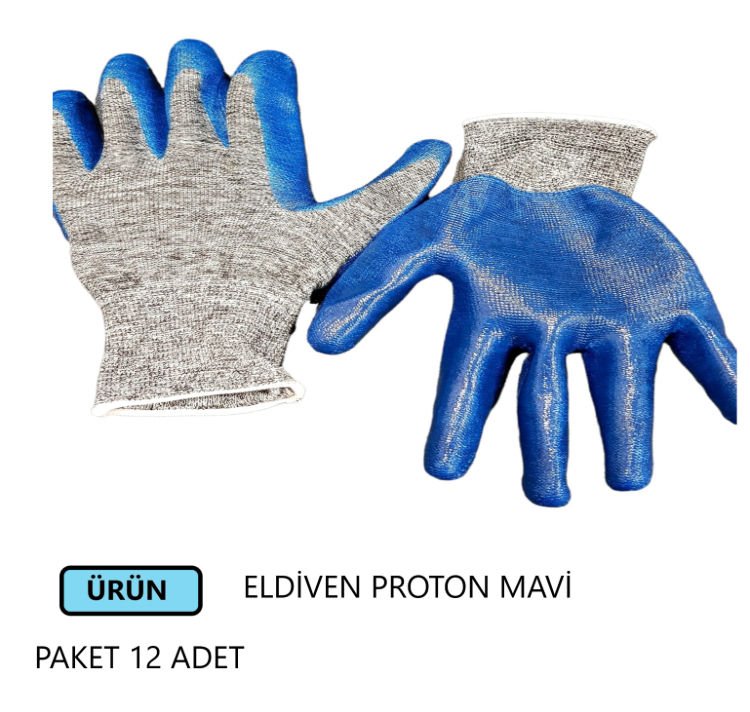 ELDİVEN PROTON MAVİ POŞETLİ