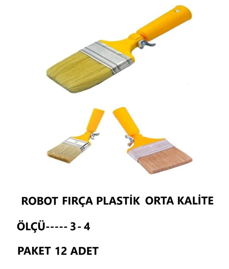 ROBOT FIRÇA PLASTİK EKONOMİK NO.4
