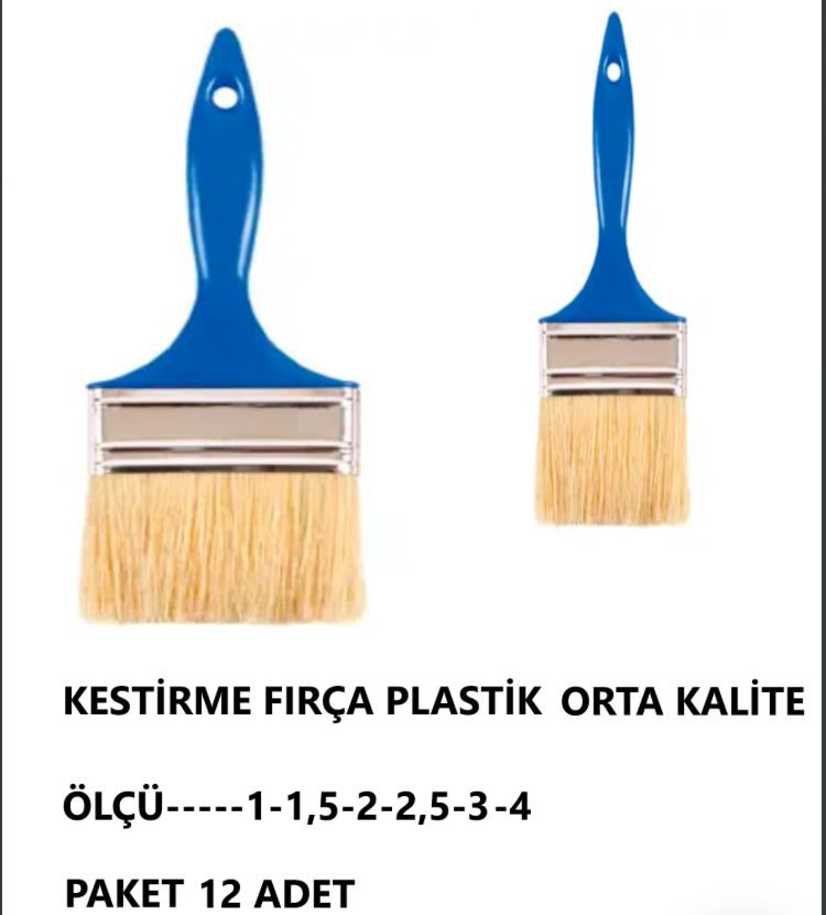 KESTİRME FIRÇA PLASTİK ORTA KALİTE NO.4