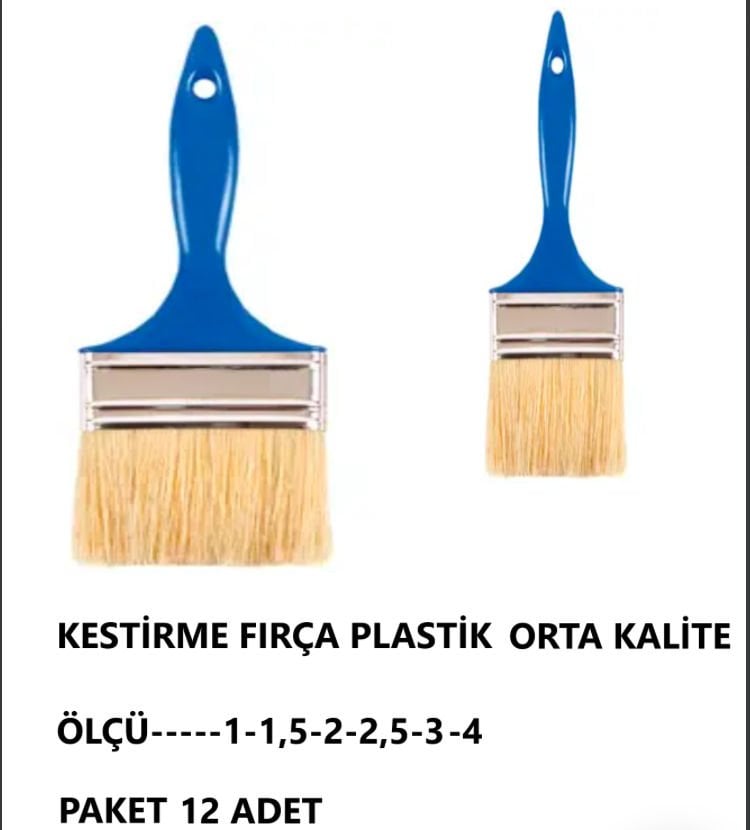 KESTİRME FIRÇA PLASTİK ORTA KALİTE NO.3