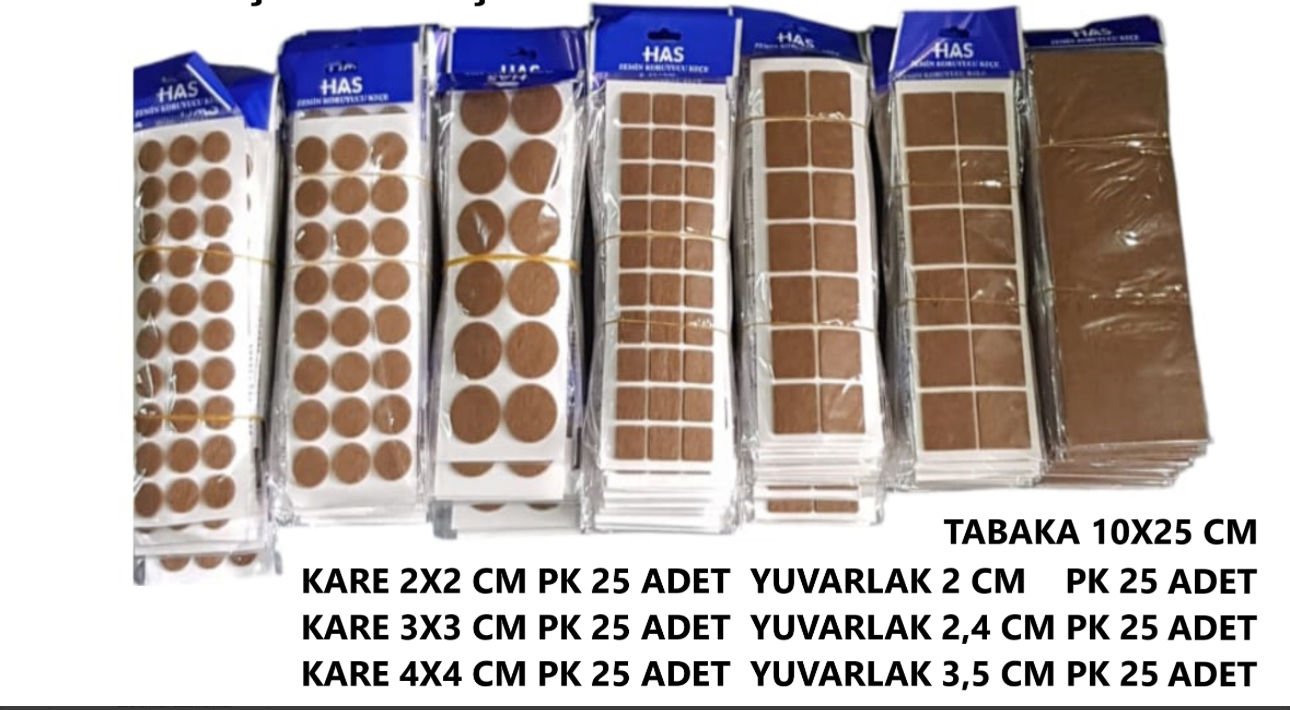 YAPIŞKAN KEÇE YUVARLAK 2 CM