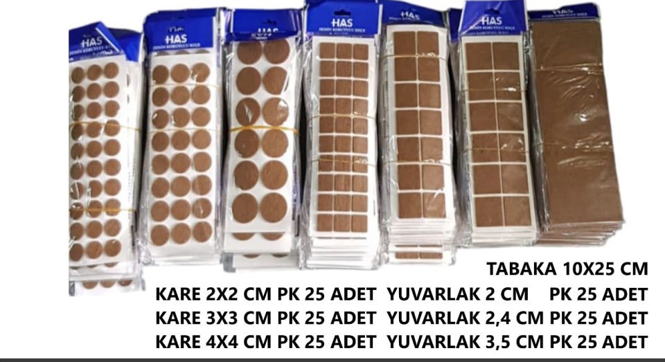 YAPIŞKAN KEÇE KARE 4X4 CM