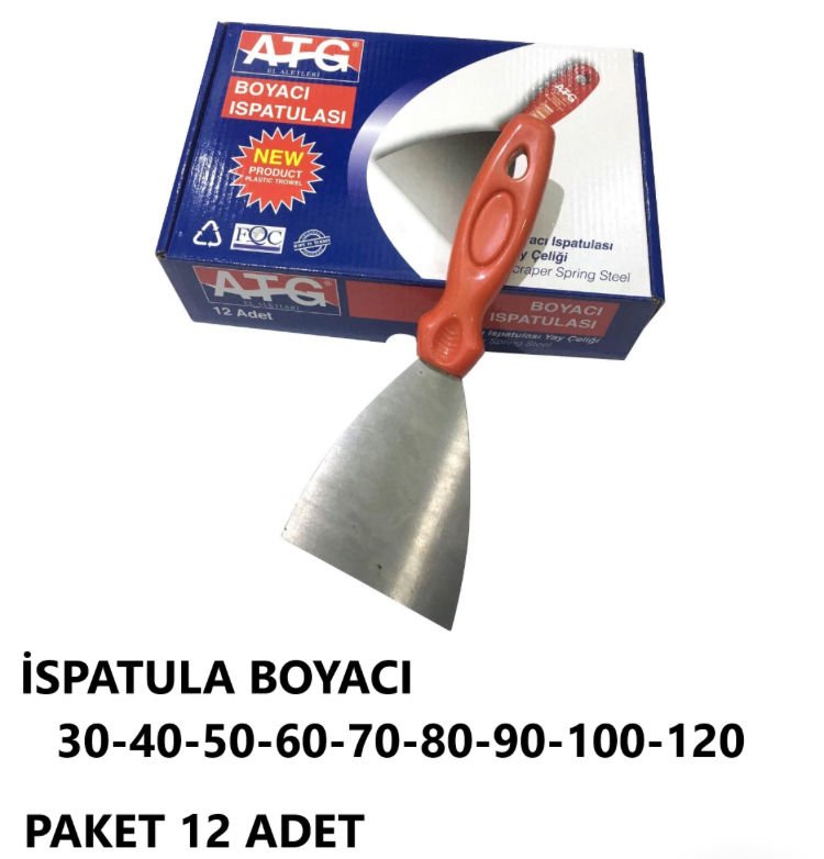 İSPATULA BOYACI 50 MM PAKET 12 ADET