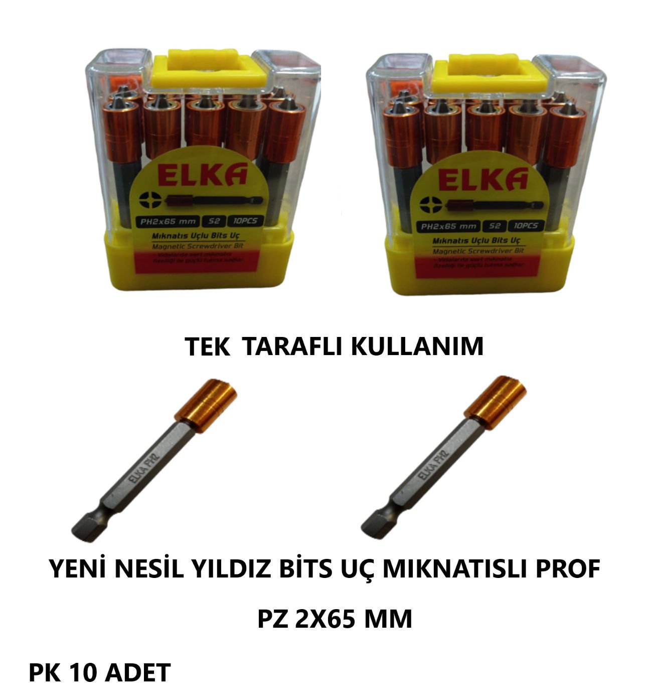 YILDIZ UÇ BİTS PZ2X65 MM YENİ NESİL MIKNATISLI