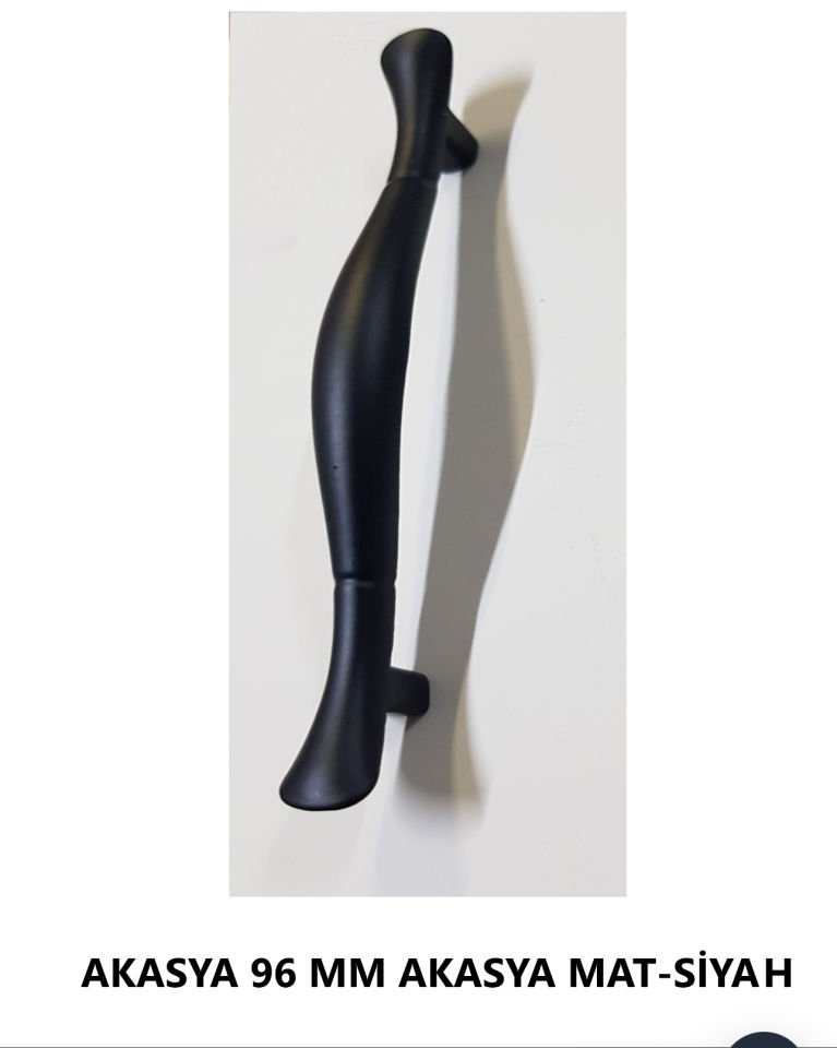 KULP AKASYA 96 MM MAT-SİYAH