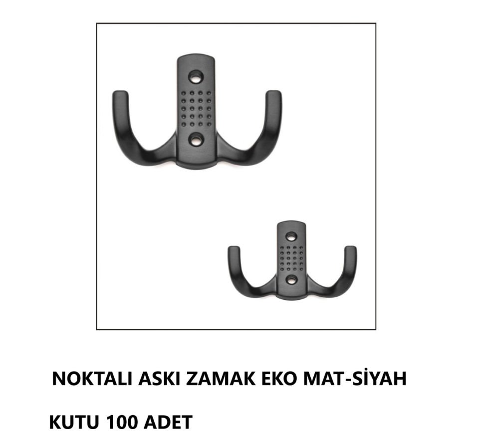 NOKTALI ASKI MAT-SİYAH