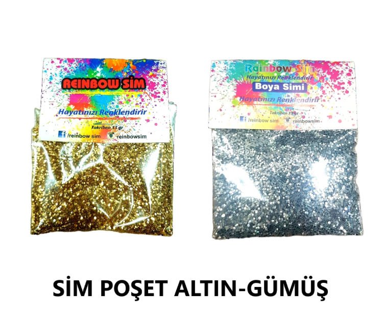 SİM POŞET ALTIN RENK