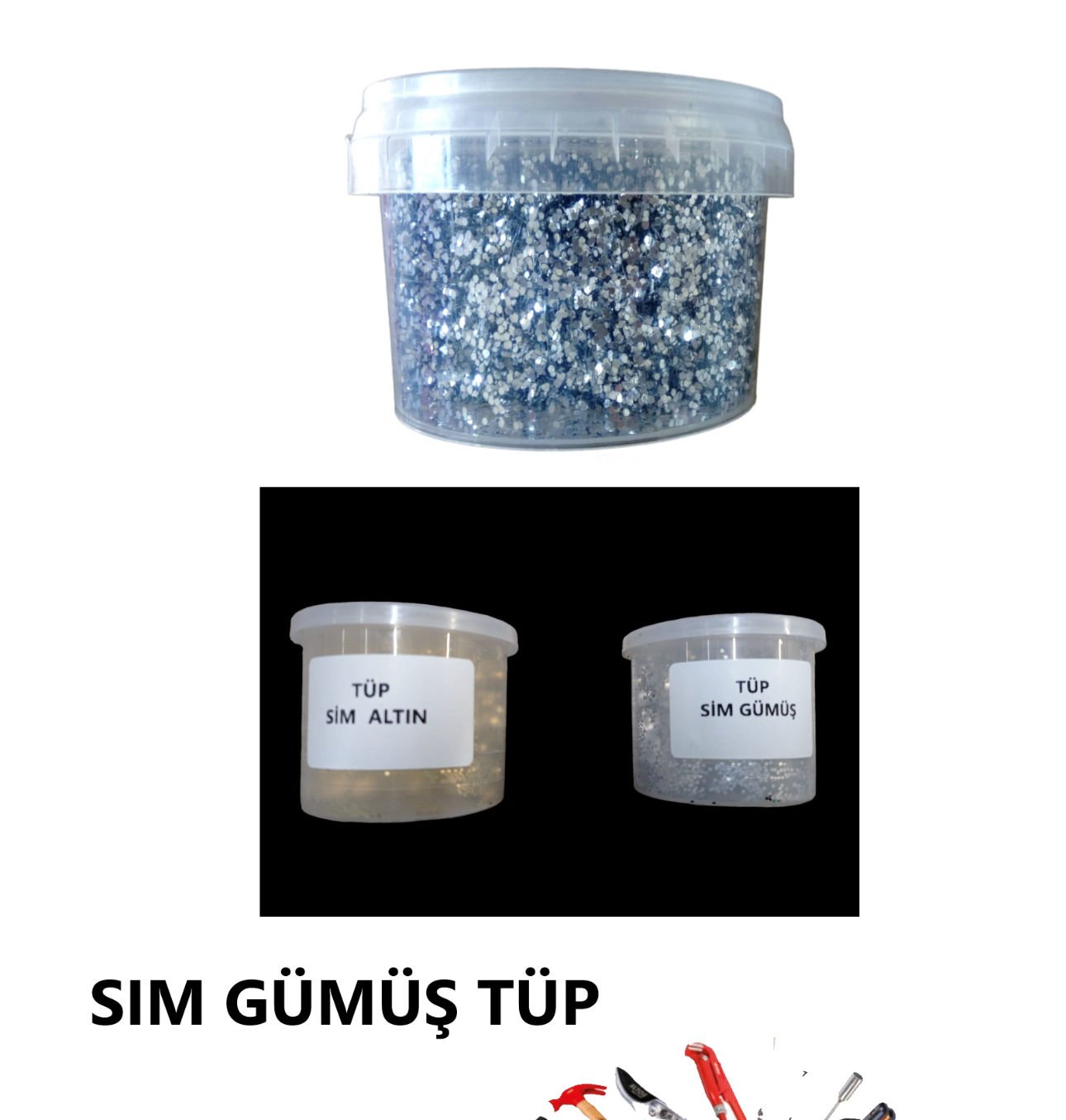 SİM TÜP GÜMÜŞ RENK