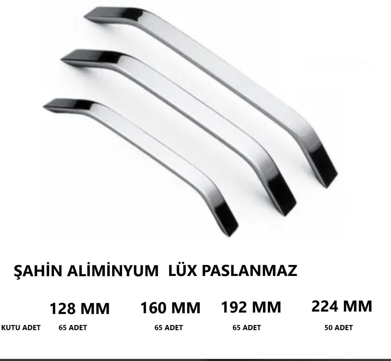 KULP ŞAHİN EKONOMİK ZAMAK PASLANMAZ 224 MM