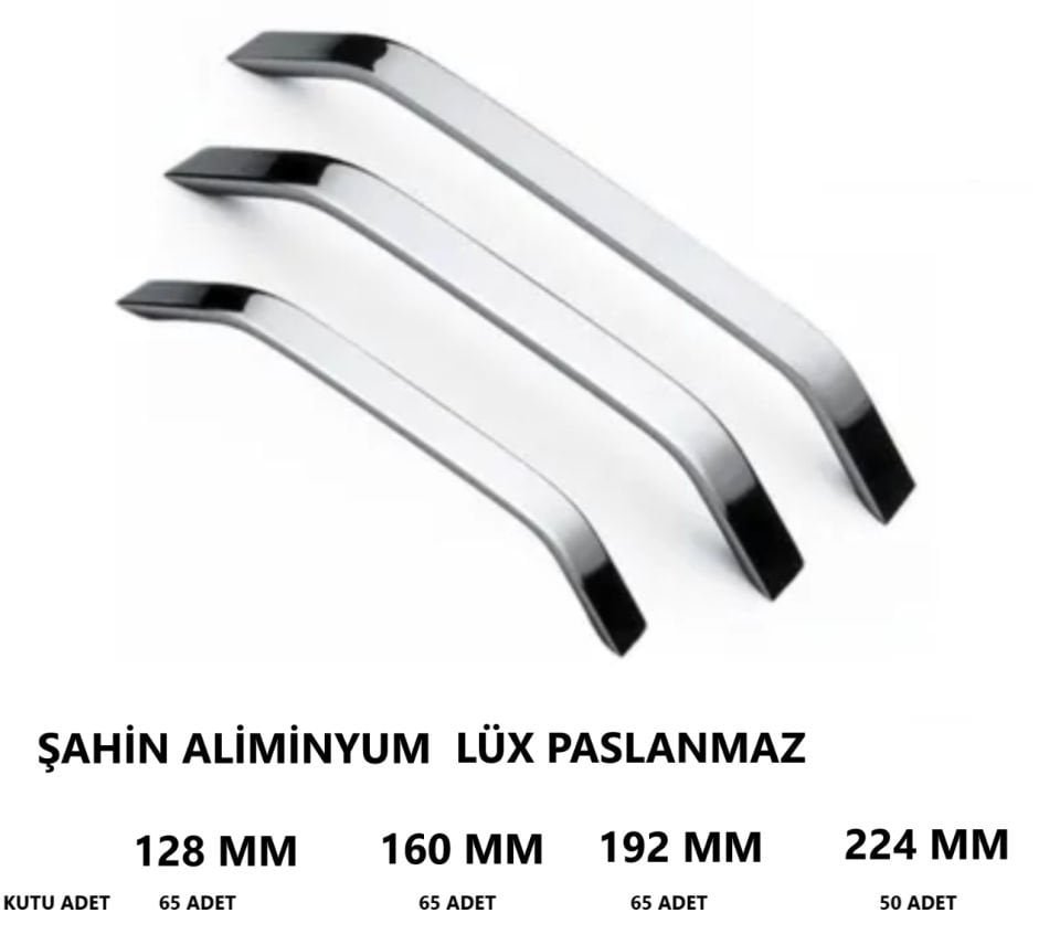 KULP ŞAHİN EKONOMİK ALM PASLANMAZ 128 MM  KUTU