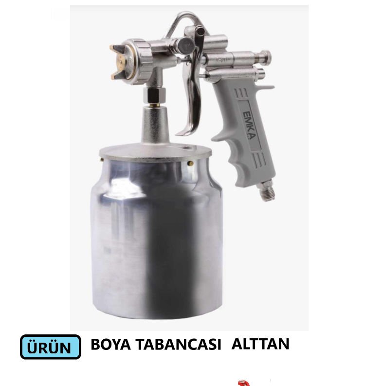 BOYA TABANCASI ALTTAN DEPO