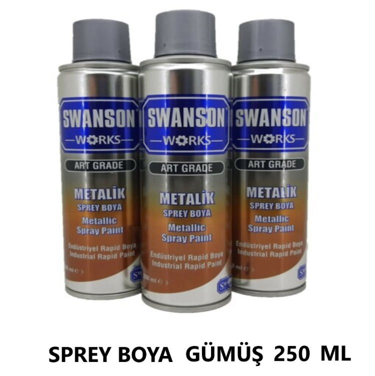 SPREY BOYA GÜMÜŞ 250 ML SWANSON