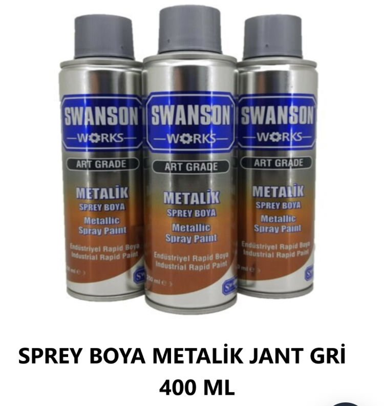 SPREY BOYA GÜMÜŞ JANT 400 ML SWANSON