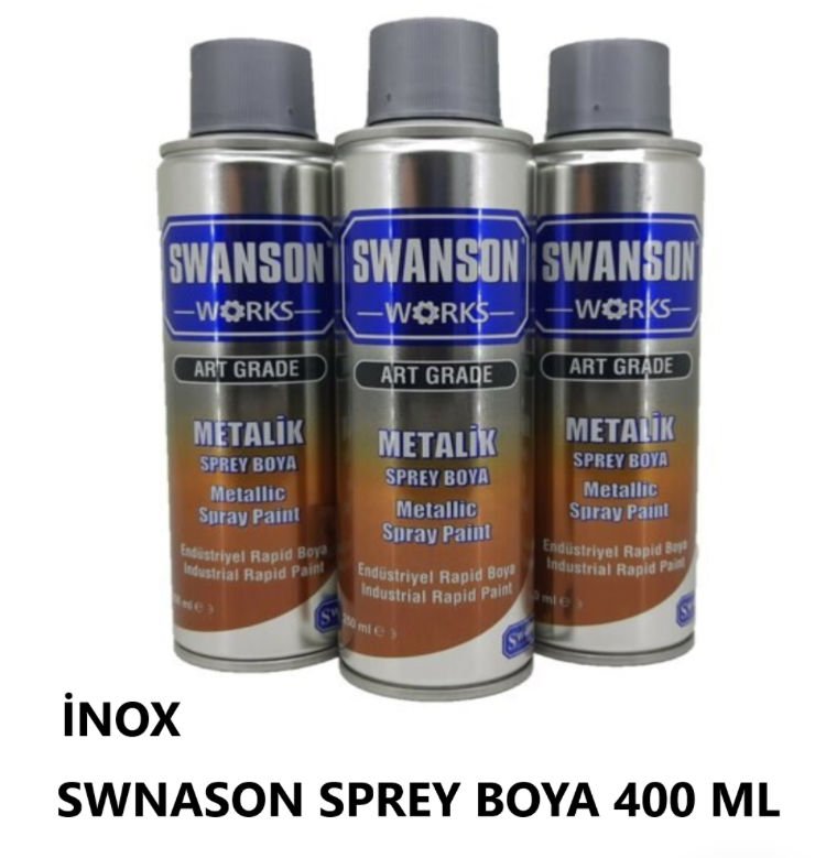 SPREY BOYA METALİK İNOX 400 ML SWANSON