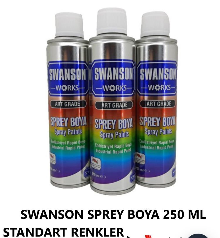 SPREY BOYA 250 ML SWANSON