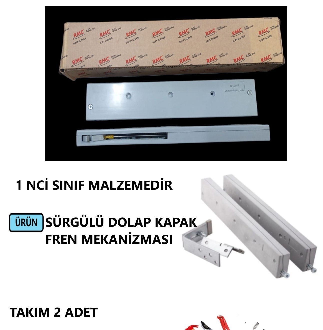SÜRGÜLÜ DOLAP KAPAK FREN MEKANİZMASI RMC